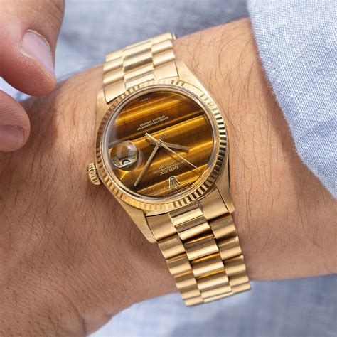 rolex tiger eye datejust